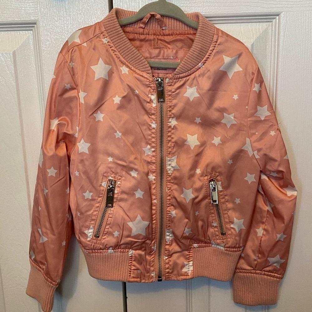 Urban Republic star bomber jacket 4T NWOT pink